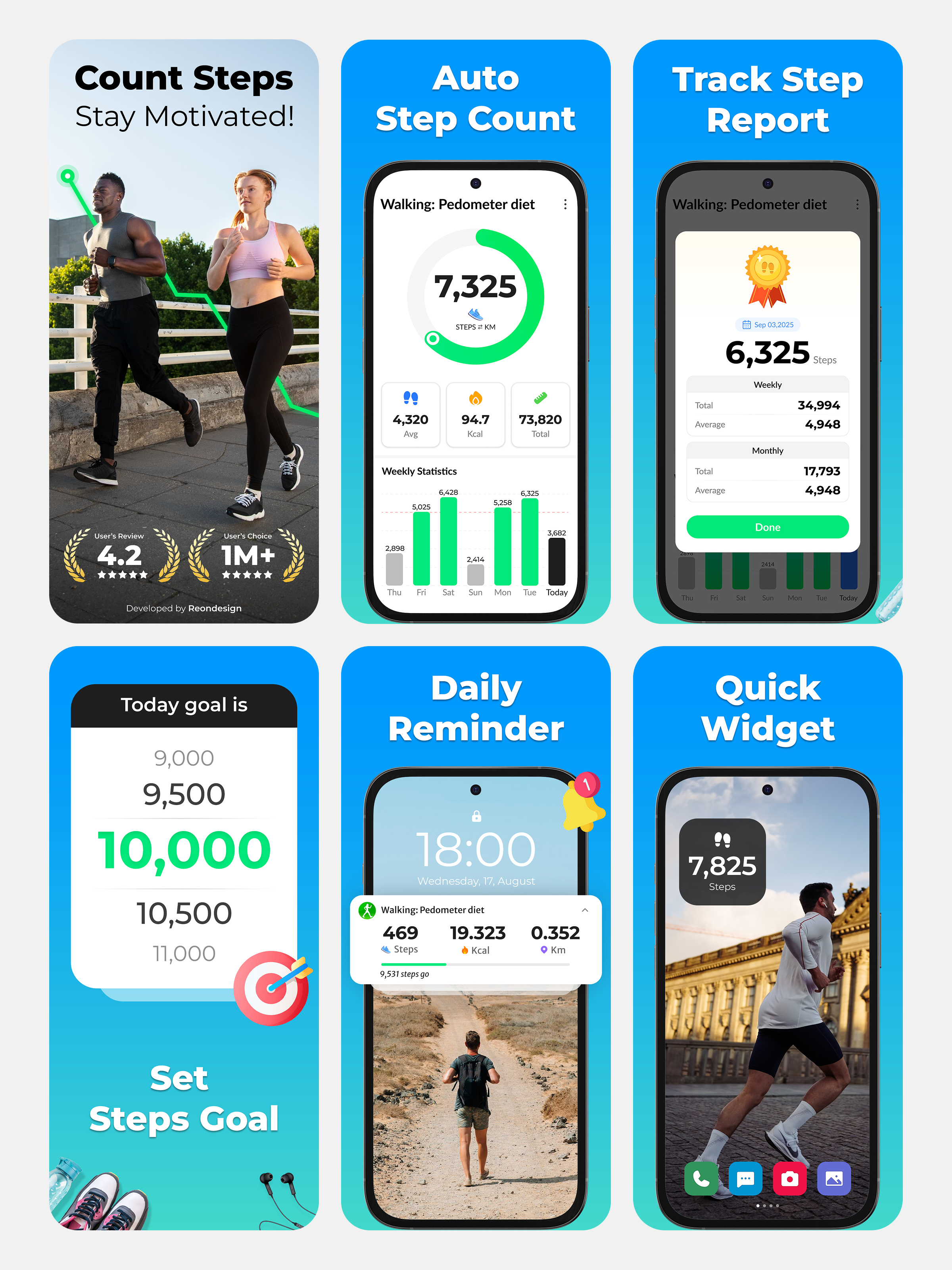 Example of App Store & Play Store Screenshot Design