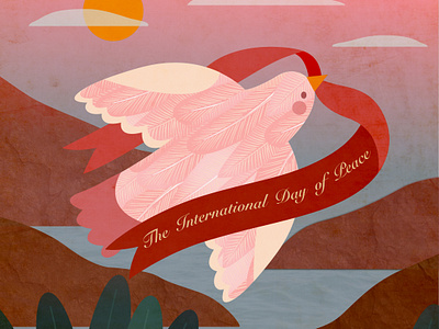 Dove of peace art bird celebration digital art digital illustration dove drawing illustration illustrator peace postcard vctor vector art vector illustration