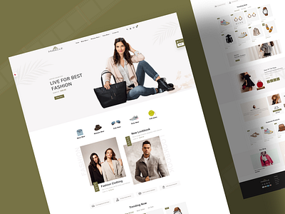 👗 Miracle – Premium Fashion Store UI animation branding design graphic design illustration logo motion graphics ui ux vector