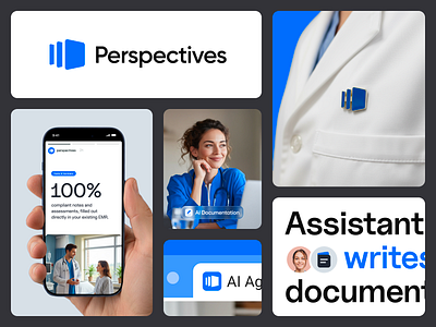 Perspectives Healthcare Branding brand brand guidelines brand identity brand sign branding graphic design halo lab health identity logo logo design logotype marketing packaging visual identity