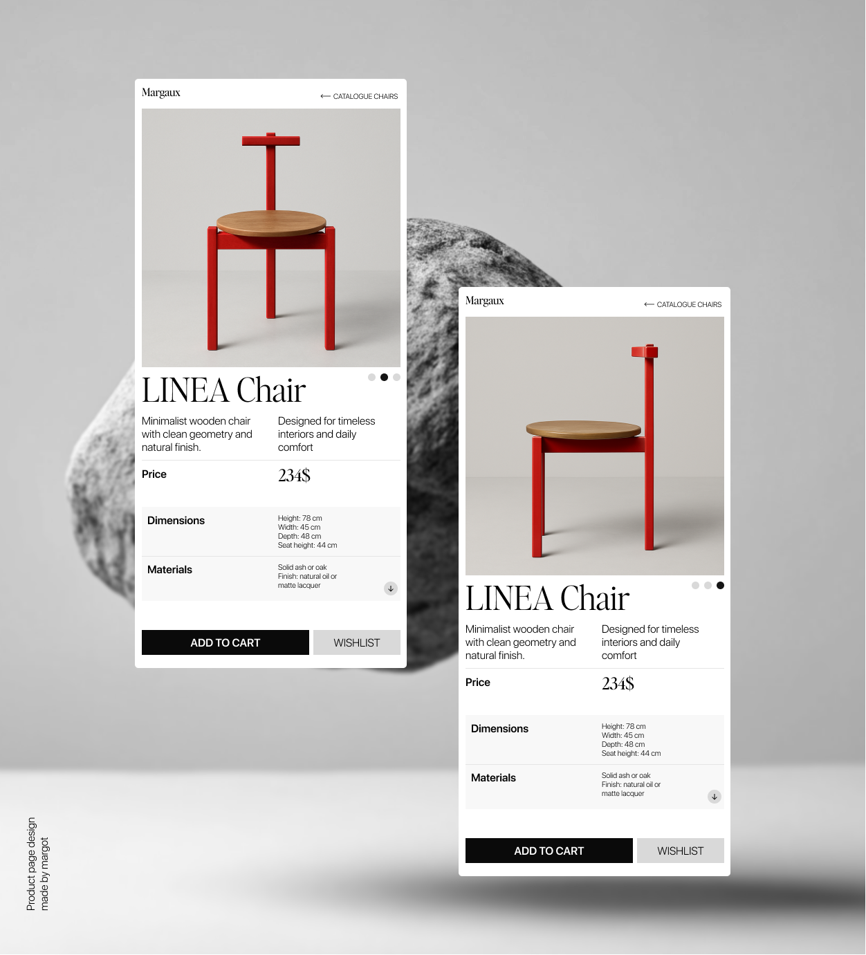 Example of Modern Custom E Commerce Design