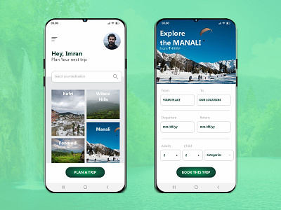 Tour & Travel App Design | Travel the world app design graphic design ui ux