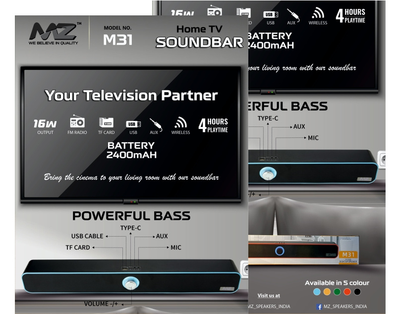 Creative Soundbar Product Design advertising branding creative poster graphic design marketing new design poster design poster desing social media design visual identity