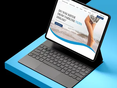 Vein Clinic - Web Design aesthetics branding clean clinic website consultation doctor fitness web healthcare landing page logo medicine miami vein treatment center minimalist modern uiux user experience vein center vein clinic vein screening