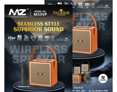 Premium Speaker Poster Design advertising design creative design graphic design marketing design modern poster design