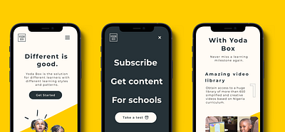 YodaBox Website app branding design graphic design typography ui ux
