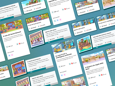 Internetopoli | Component design components desktop game gamification nabbovaldo ui ux