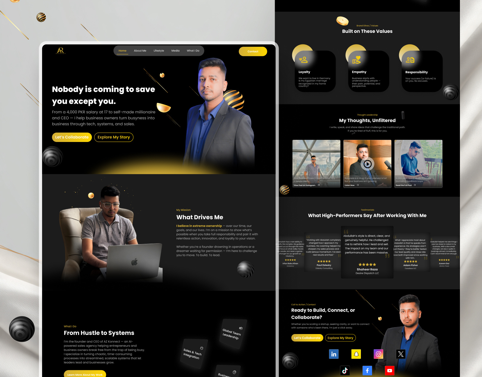 Personal Portfolio Website Design branding branding website figma landing page figma website personal branding website design personal portfolio website portfolio portfolio web design portfolio website prototype ui ui ux design user experience user interface wireframe