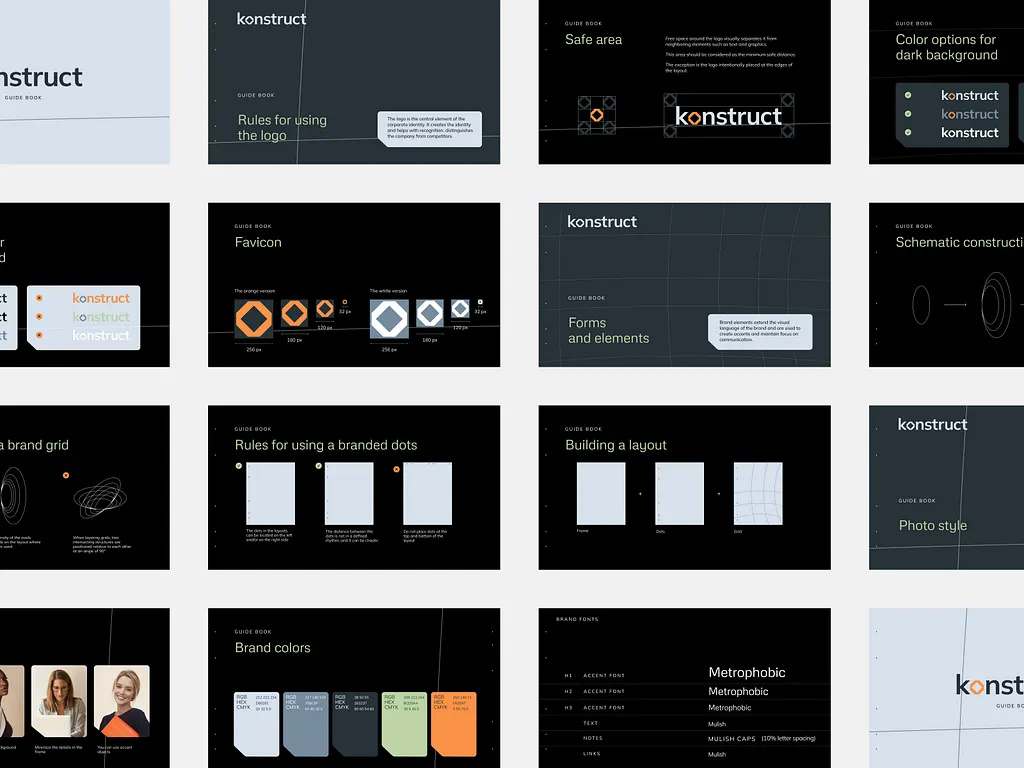 Example of Logo Design, Branding And Giudebook