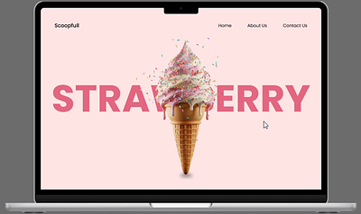 Scoopfull - Parallax Scrolling Concept animation figma laandingpage motion graphics parallax parallax effect parallax scroll ui uidesign uiux visual design websitedesign