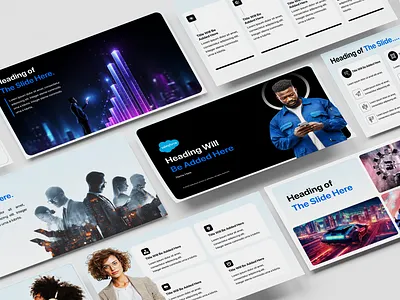 Salesforce Pitch Deck Design - Modern Tech Presentation business company corporate graphic design keynote pitch deck pitch deck cover pitch deck design pitch deck presentation pitch deck template powerpoint ppt presentation presentation design presentation template saas salesforce salesforce design slides design startup