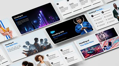 Salesforce Pitch Deck Design - Modern Tech Presentation business company corporate graphic design keynote pitch deck pitch deck cover pitch deck design pitch deck presentation pitch deck template powerpoint ppt presentation presentation design presentation template saas salesforce salesforce design slides design startup