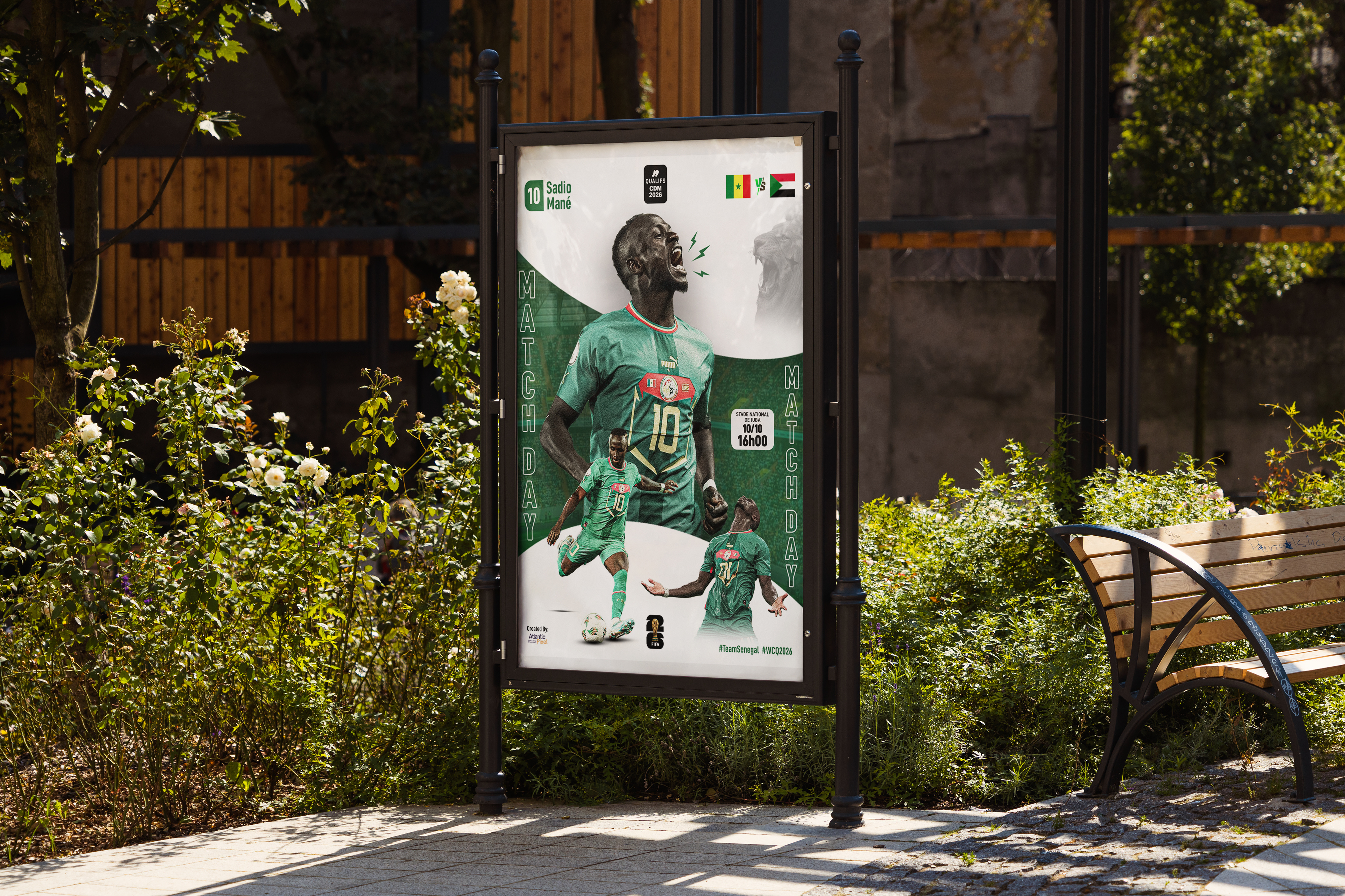 Match Day Poster | World Cup 2026 Qualifiers flyer design graphic design match flyer match poster poster design soccer flyer soccer poster