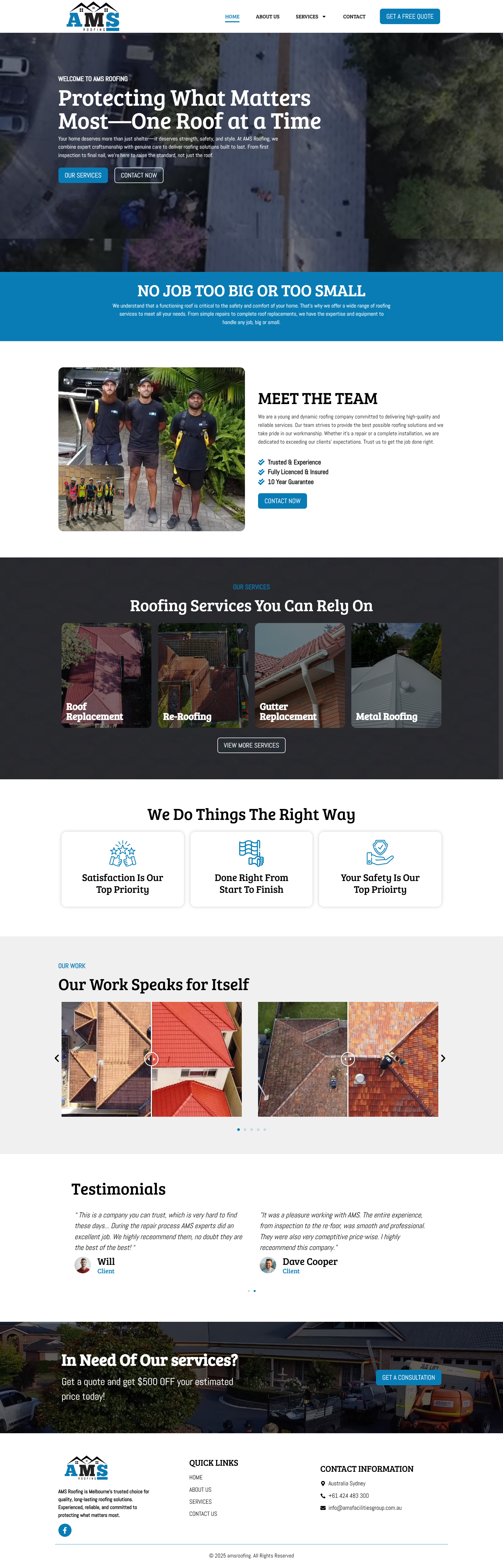 Example of Website Design & Development