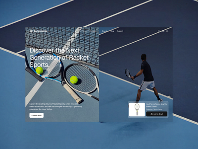Convergence - E commerce Landing Page clean clean interface clean layou ecommerce ecommerce design minimal modern layout modern website product product landing sports branding sports website sporty tennis tennis gear tennis website ui ui concept ui design visual