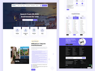 Business Brokers – Business Listing Website | 909 Brokers animation branding business listing website design graphic design illustration logo motion graphics ui webdesign website
