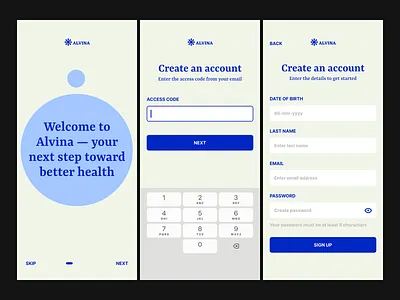 Onboarding health insurance branding clean daily ui dailyui design graphic design ui ui design