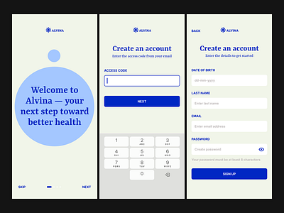 Onboarding health insurance branding clean daily ui dailyui design graphic design ui ui design