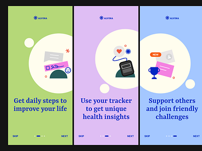 Onboarding health insurance branding clean daily ui dailyui design flat illustration ui ui design