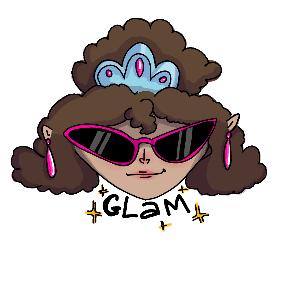 Glam sticker | illustration branding graphic design illustration social media sticker