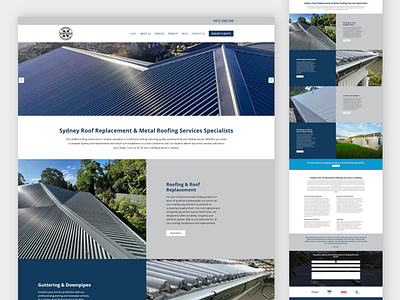 Roofing Service Website | Northline Roofing & Guttering animation branding design graphic design roofing service website roofing website ui user friendly ui webdesign website wordpress website