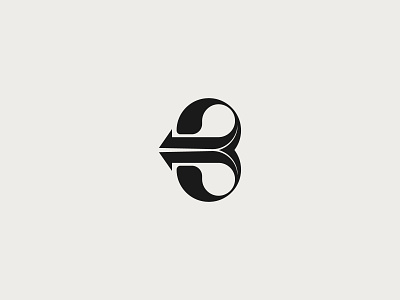 Modern Monogram “B” Logo Design minimalist branding