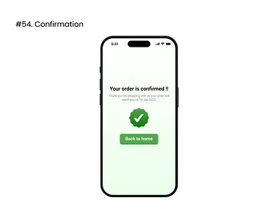 Daily UI 054 : Confirmation 54 confirmation dailyui design ui ux