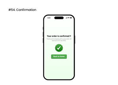 Daily UI 054 : Confirmation 54 confirmation dailyui design ui ux