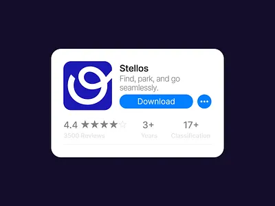 Stellos App Icon branding logo logotype manage mobility park urban mobility wordmark