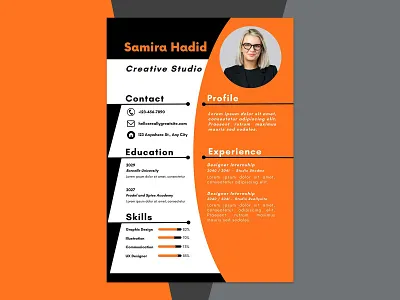 CANVA Resume Design Template creative resume design resume resume design resume editable resume template unique resume design