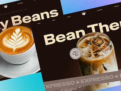 Cafe Hero Section cafe cafe website hero section landing page ui ui design uidesign uiux