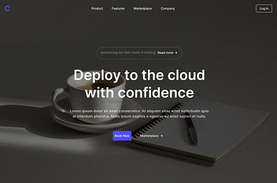 Landing Page #Dailyui 003 branding dailyui003 logo ui