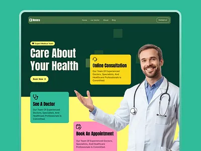 Medical Website Hero Section Design best landing page designinspiration healthcaredesign landing page medicalservices medicalwebsite responsivedesign userexperience uxdesign webdesign webdevelopment website ui