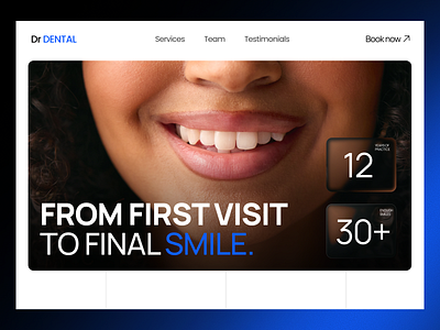 Dr. Dental — Full Website Design Concept digital concept