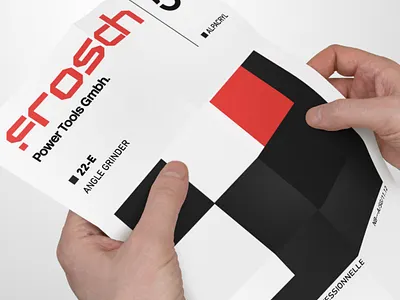 Frosch Power Tools branding graphic design industrial logo logo design logotype machinery power tools tools typography