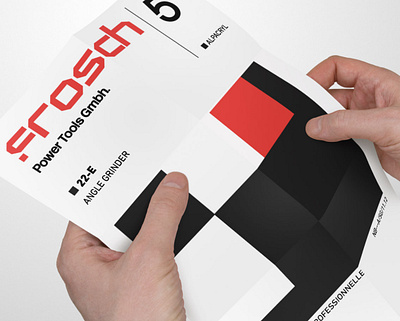 Frosch Power Tools branding graphic design industrial logo logo design logotype machinery power tools tools typography