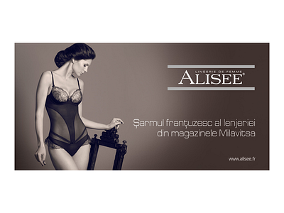 Posters for the Belarusian lingerie company Milavitsa graphic design