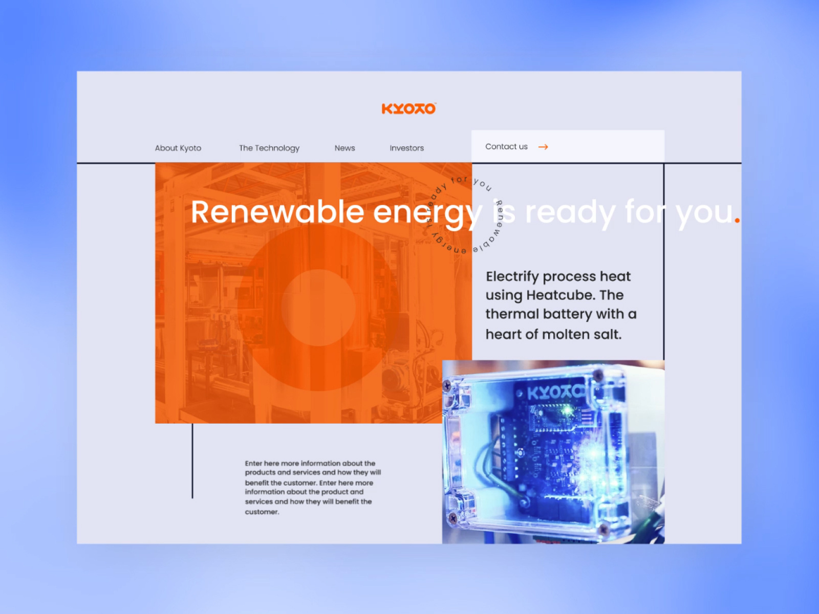 Kyoto-Concept design branding ui we webflow experts website design