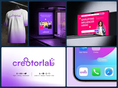 Cre8torlab — Logo & Branding Design branding brandstrategy design designportfolio designthinking designwithpurpose digitalbranding graphic design graphicdesign influencerbranding influencermarketing landing logo logodesign moderndesign productdesign ui uiux visualidentity