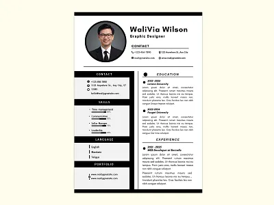 CV/Resume Design clean resume design cv cv template cvresume resume resume design resume pages resume template
