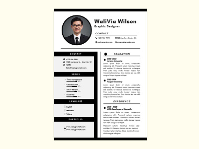 CV/Resume Design clean resume design cv cv template cvresume resume resume design resume pages resume template