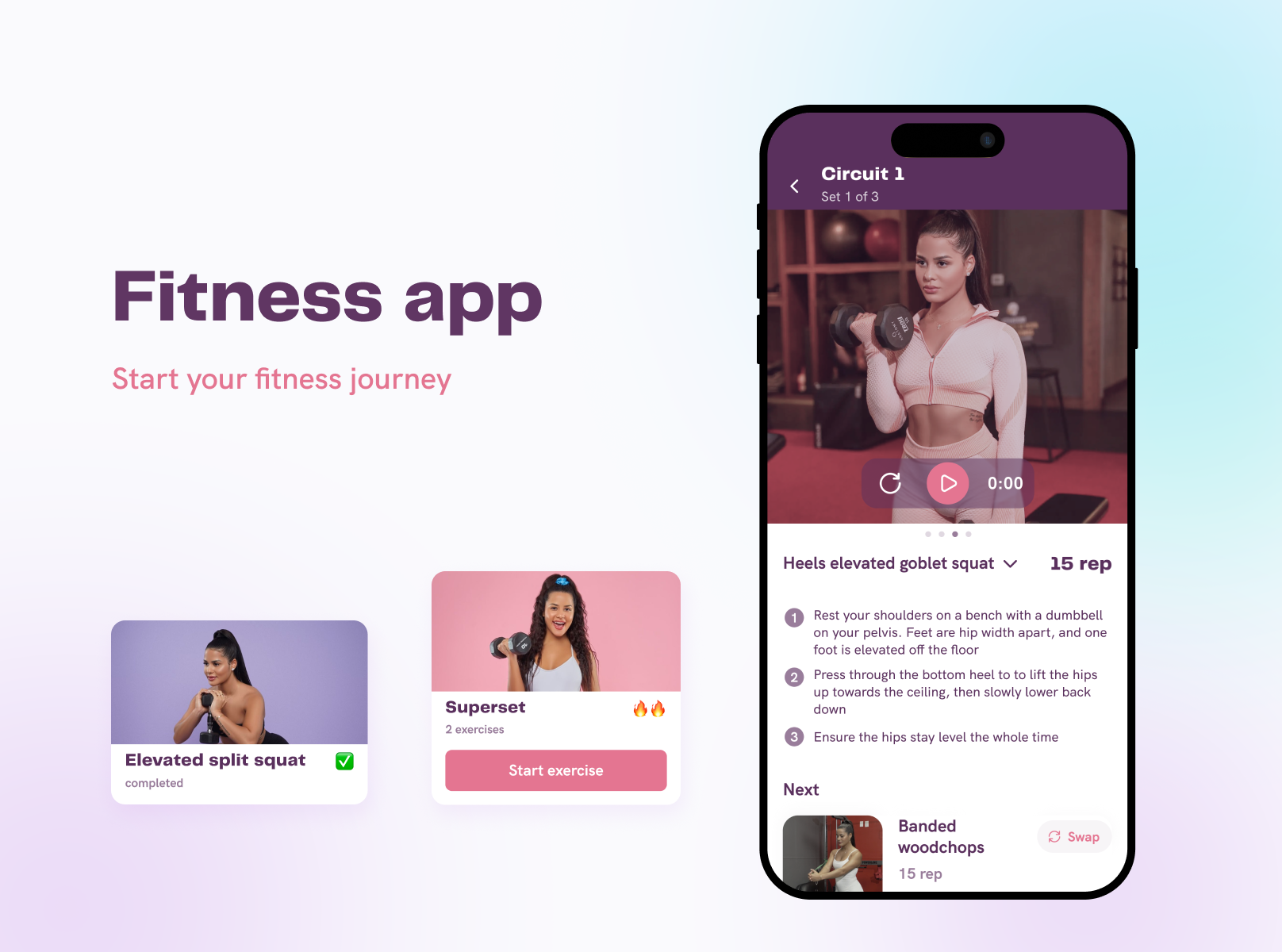 Redesigning a Fitness App for a Top Influencer application design estetic fitness health mobile platform redesign sport ui ux