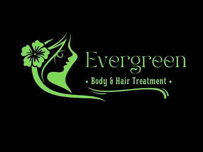 LOGO DESIGN FOR EVERGREEN BODY & HAIR TREATMENT 3d branding design graphic design logo motion graphics ui ux