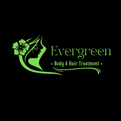 LOGO DESIGN FOR EVERGREEN BODY & HAIR TREATMENT 3d branding design graphic design logo motion graphics ui ux