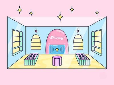 Jewellery Shop illustration. Vector Doodle style app branding design graphic design illustration logo typography ui ux vector