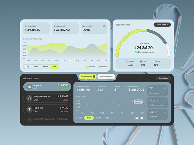 Nuvesta - SaaS Investment Platform admin ai app dashboard data finance fintech investment mobile platform saas stats ui user interface ux uxui web web app web application webdesign