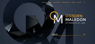 Osborn Maledon Web Design law firm logo design law firm web design law firm website law firm website design