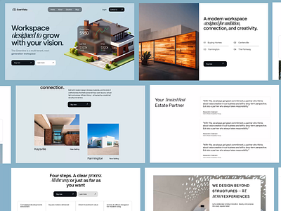 EverVista — Real Estate Investment Platform website design architecture commercialrealestate creative design dreamhome landingpage luxuryrealestate minimal product propertymarket proptech realestatebranding realestrat realtech residentialproperty ux uxdesign virtualrealestate webdesign website
