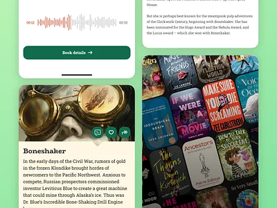 Booklio | Concept App app books concept mobile ui ux