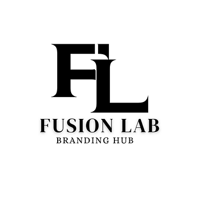FUSION LABS LOGO branding design graphic design illustration logo motion graphics typography ui ux vector